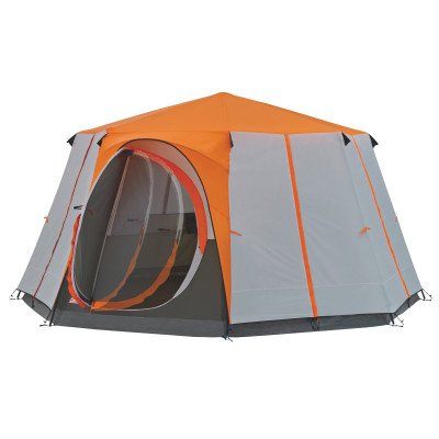 Coleman Octagon 8 camping tent (orange)