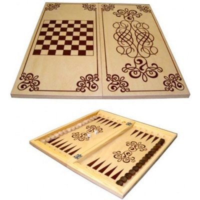 Mängu kabe backgammon Amato Maxi 2in1 60x60cm
