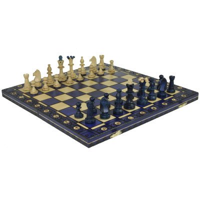 Chess Consul blue 48x48cm